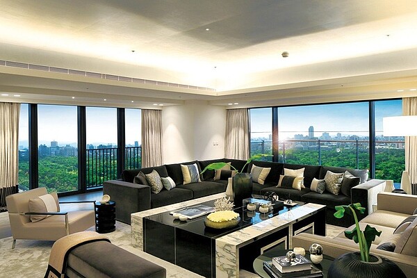 「ONE PARK TAIPEI元利信義聯勤」近期出現高樓層每坪站上295萬元以上價格,顯示A級豪宅市場買氣持續回溫。 (本報系資料庫)