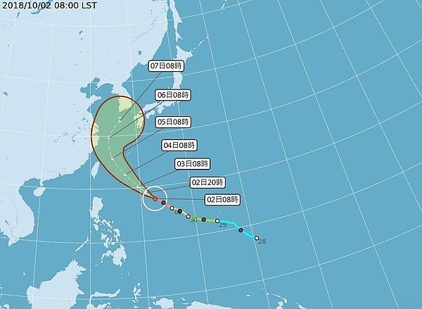 擷自中央氣象局
