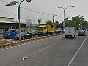 台中環中路高架橋工程　北屯松竹路夜間進行管制