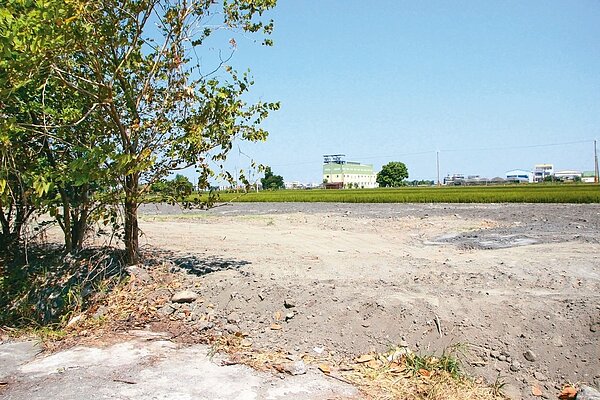 位在東螺溪畔的「東螺創新加值示範園區」目前整地,已看不出當時園區剛設時的盛況。 記者林敬家/攝影
