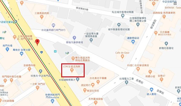 北市中正區羅斯福路段,一棟兩層樓違章建築遭法拍。圖/googlemap