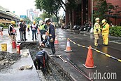 北市瓦斯大量外洩　消防局灑水警戒