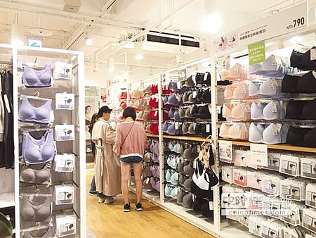 UNIQLO內衣近年成長率居首位。圖/李麗滿