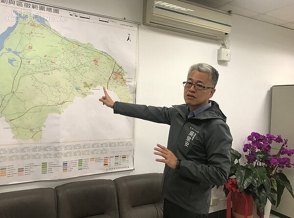 新竹市地政局長吳堂安。李彥穎攝