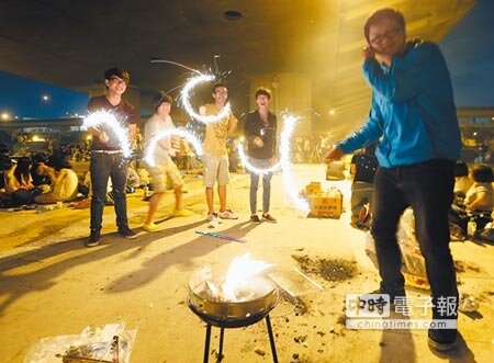 
迎接金豬年，台北市開放4處河濱公園夜間可放鞭炮、煙火，但卻引起附近居民抱怨。（本報資料照片）
 