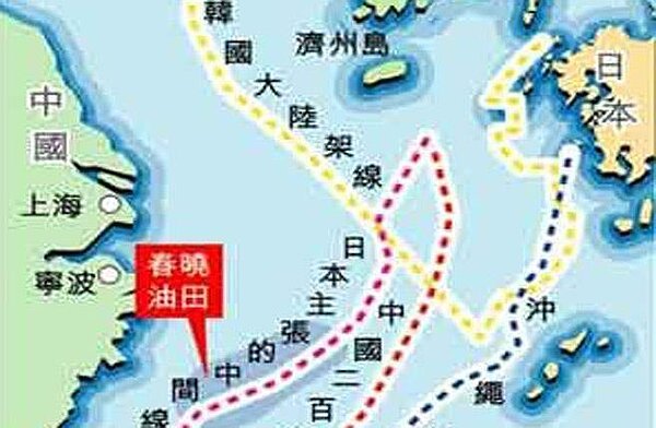 中日東海油氣田爭執。(圖/鐵血網)