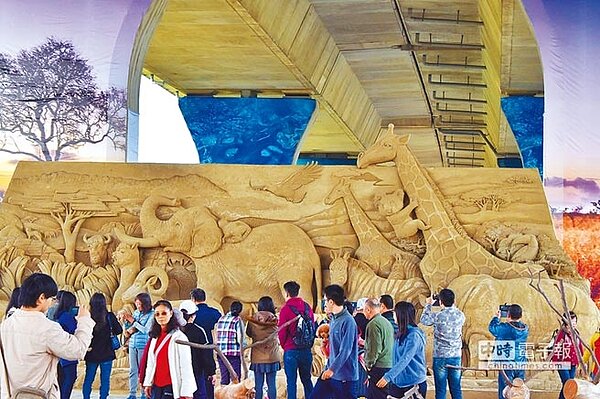 南投國際沙雕藝術文化園區,年年都有新創意!(圖/沈揮勝攝)