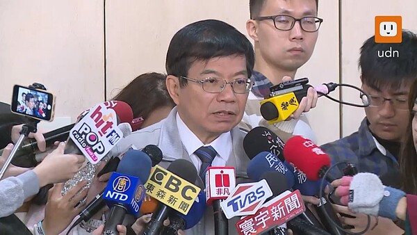 交通部今天上午召開第3次應變會議,政務次長王國材出面說明。記者謝育炘/攝影