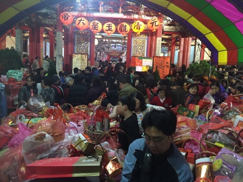 初九拜天公。聯合報系資料照片