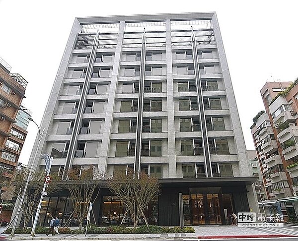 位在台北市吉林路、南京東路交叉口的「美侖商旅」，有70間客房，2月14日正式開幕後將以日本商務旅客為主要客源。圖／姚舜
