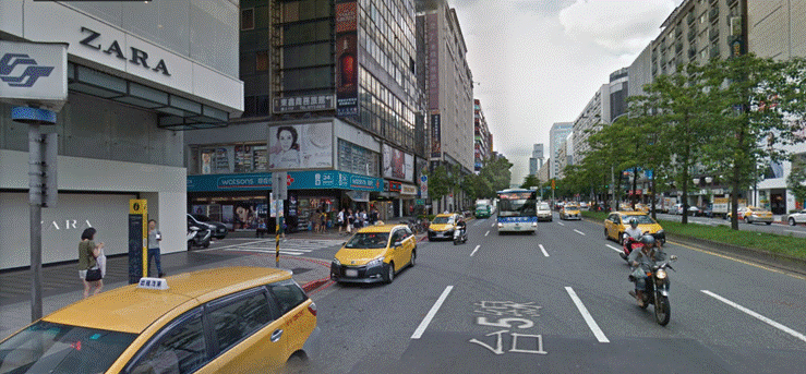 東區商圈空置率高(擷取自google地圖)