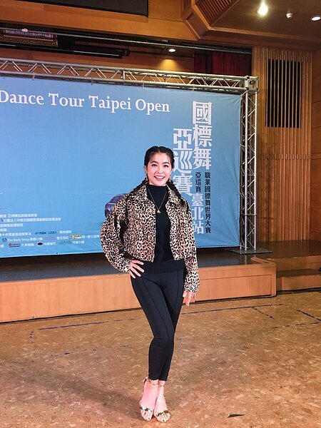 小嫻為愛紗加油打氣。記者林怡秀／攝影 