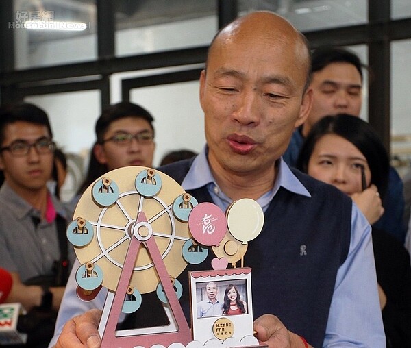 高雄市長韓國瑜力推愛情產業鏈,發展經濟。 (圖/聯合報系資料照片)