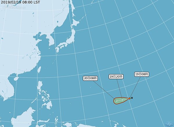 今年2號颱風「蝴蝶」有望生成,對台不影響。