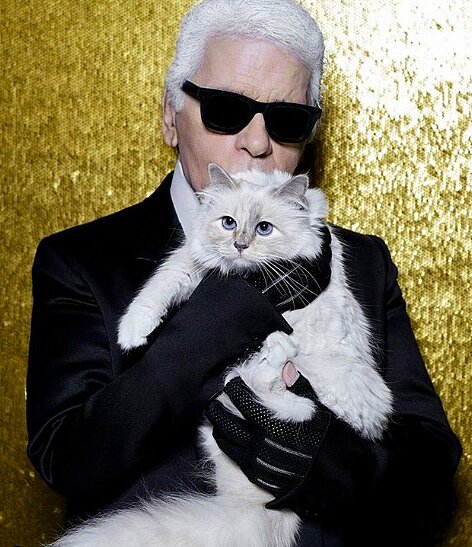 卡爾拉格斐生前對愛貓邱比特愛護有加。取自choupettesdiary IG