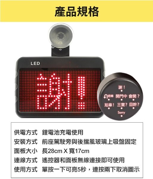 為減少事故發生，市面上出現LED indicator。（圖／擷取自486WORLD）