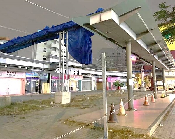 南方公園攤位全撤了,不知後續用途。(圖/台南點Tainan.粉絲專頁)