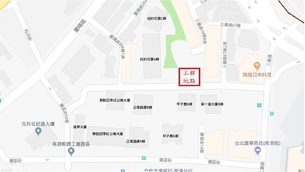台北市南港區南港段一小段531地號土地。(圖擷取自台肥招標說明書)