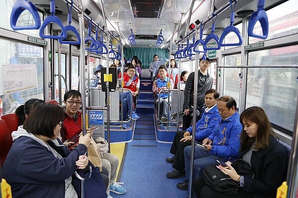 「五股－北門捷運站」跳蛙公車今開通。圖／陳明義辦公室提供