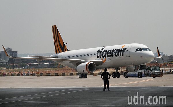 台灣虎航班機。(非當事班機)圖/聯合報系資料照