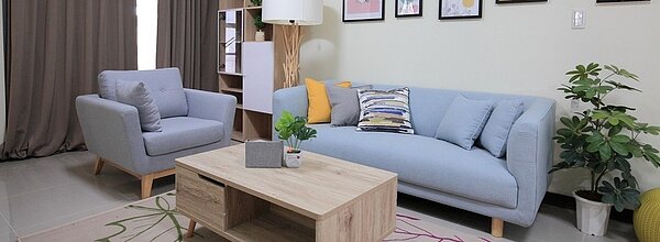 中路二號社會住宅三房型樣品屋。（圖／桃園市政府）