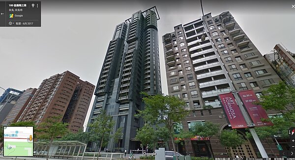 「勤美璞真」頂樓戶實價高達9.25億元創紀錄。(圖/擷取自google map)