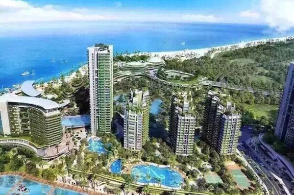 馬來西亞首相馬哈迪，收緊中資態度明顯，圖為中資開發商「碧桂園」的建案「森林城市」。照片翻攝百度百科