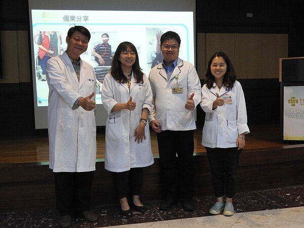 台南市立醫院中風治療團隊。圖/醫院提供