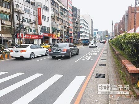 基隆市十大肇事路段出爐，中正路有427件最多。（游昊予攝） 