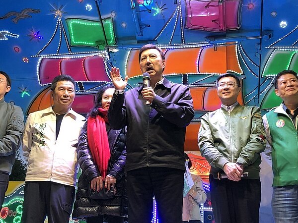 民進黨新北市三重立委補選候選人余天當選。記者王敏旭/攝影