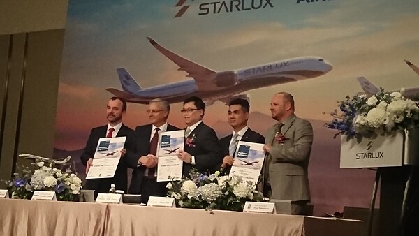 星宇航空攜手Airbus、Rolls-Royce，引進5架A350-900及12架A350-1000。黃淑惠／攝影 