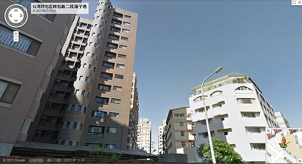 逢甲商圈日租套房密集,雖然住宿便宜,不過居住安全上卻是漏洞百出。(圖/翻攝自Google Maps)