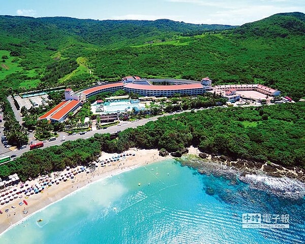 墾丁飯店業今年業績普遍衰退,其中福華大飯店創立22年來,首度遇到沒賺錢局面。圖/業者提供