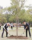 央行總裁彭淮南　大安公園神秘守護者