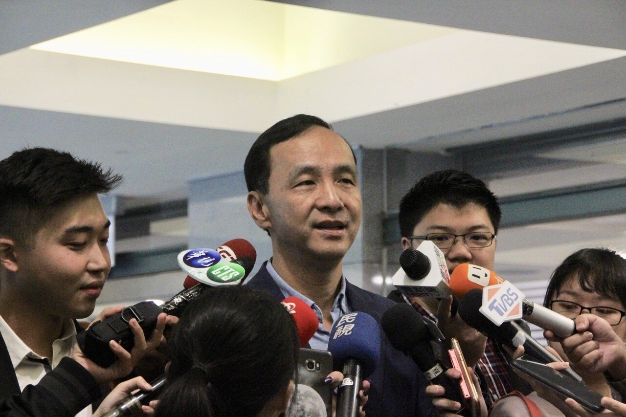 新北市長朱立倫。 記者魏翊庭／攝影