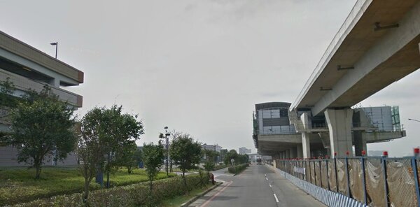 青埔高鐵和機場捷運(google)