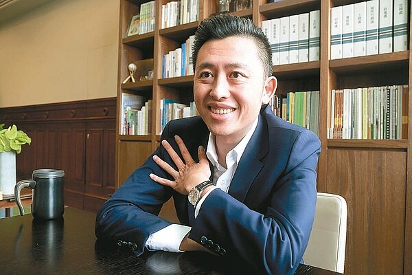新竹市長林智堅順利連任。 記者郭宣彣/攝影