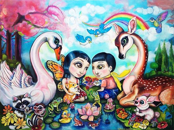 連詠心Q版喜帖。(圖/連詠心臉書)