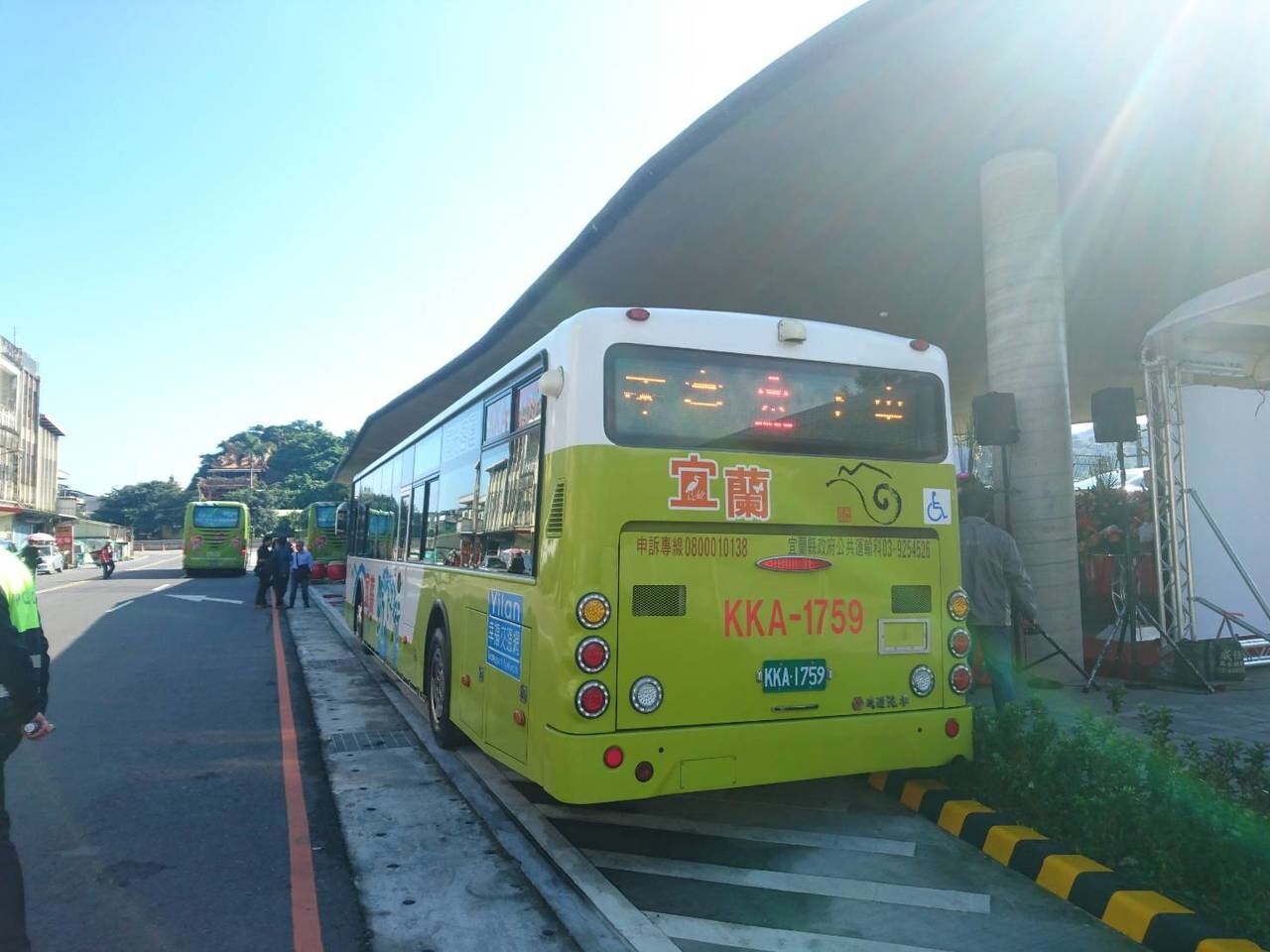 蘇澳轉運站今天啟用，往返台北與宜蘭間搭車旅遊更方便。記者羅建旺／攝影