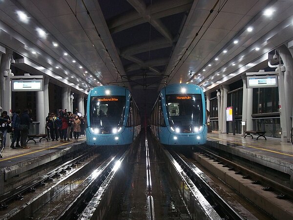 淡海輕軌綠山線。記者魏翊庭/攝影