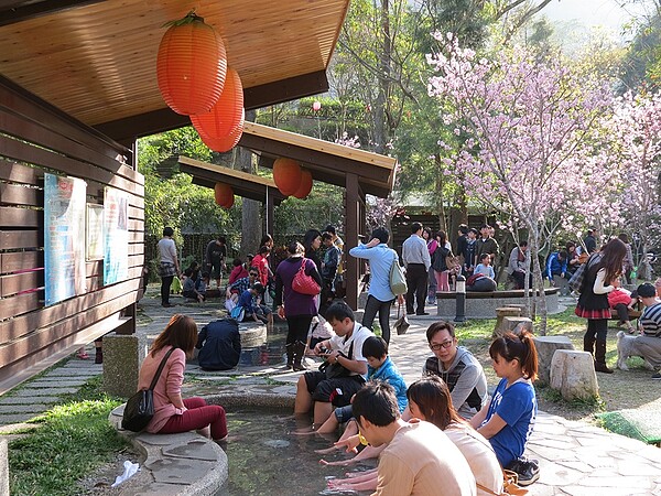 谷關溫泉公園。圖／交通部觀光局