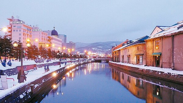 圖為北海道小樽運河旁 報系資料照