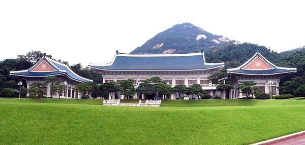 韓國青瓦台。（圖／維基百科）