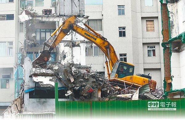 北市長安西路爭議都更案。（本報資料照片）
