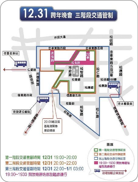 2019臺北最high 三階段交通管制懶人包 好房網news