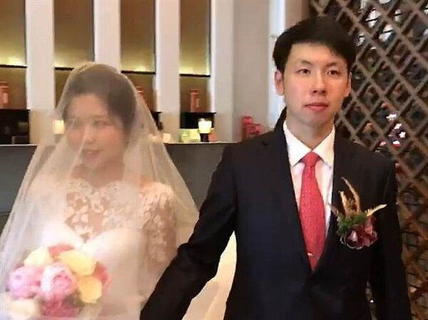 賴清德長子賴廷與娶妻,妻子陳筱依是美國念書時的研究夥伴。(程炳璋攝)