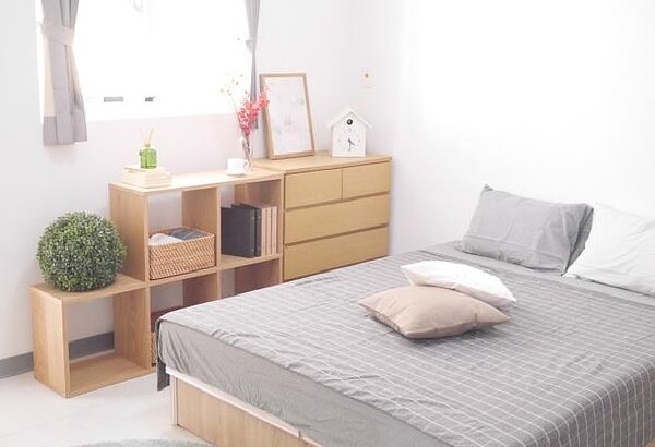 大里光正段社宅一房型樣品屋。(圖/中市住宅發展工程處提供)