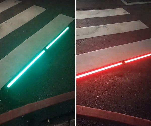 斑馬線。圖擷自爆廢公社