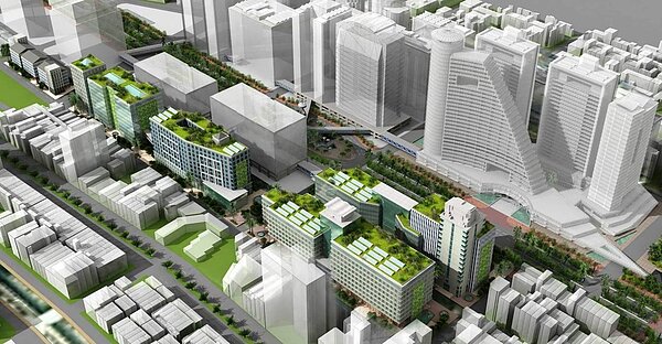 高雄車站東舊宿舍都更案,招商文件明日起公開預覽。圖/台鐵局提供