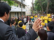 台南鐵路地下化工程　自救會兵分兩路展開抗議行動